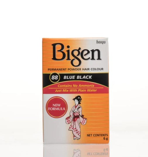 Bigen Permanent Powder Hair Color 88 - Blue Black