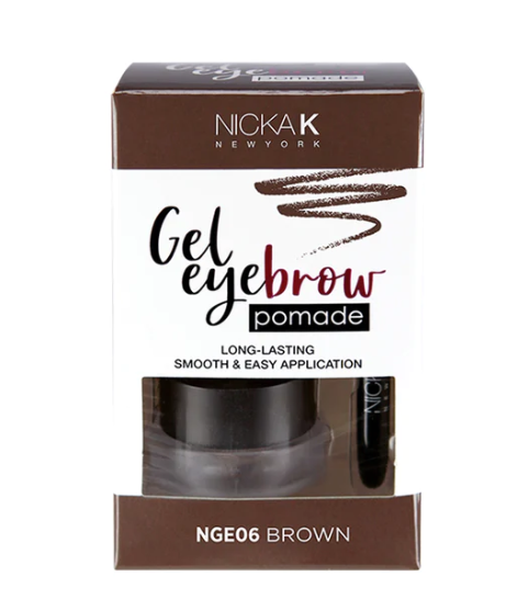 Nicka K Gel Eyebrow Pomade - Brown