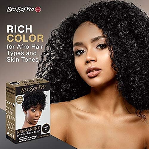 Sta-Sof-Fro Permanent Powder Hair Colour - Natural Black