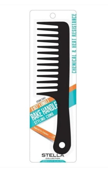 Stella 10”Rake Handle Styling Comb Stella 10”Rake Handle Styling Comb