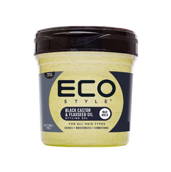 Eco Style Professional Gel - Black Castor & Flaxseed Oil 236ml