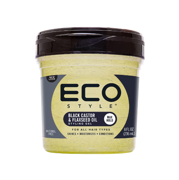 Eco Style Professional Gel - Black Castor & Flaxseed Oil 236ml