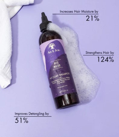 As I Am Rice Water Micellar Shampoo - 8oz