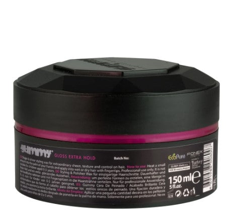 Gummy Professional Styling Wax Gloss Extra Hold 150m