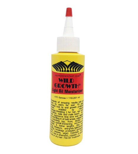 Wild Growth Light Oil Moisturizer - 4oz