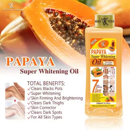 Veet Gold Papaya Super Whitening Oil 200ml – 7 Days