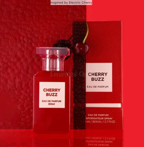 Cherry Buzz 100ml Eau de Parfum 80ml Fragrance World
