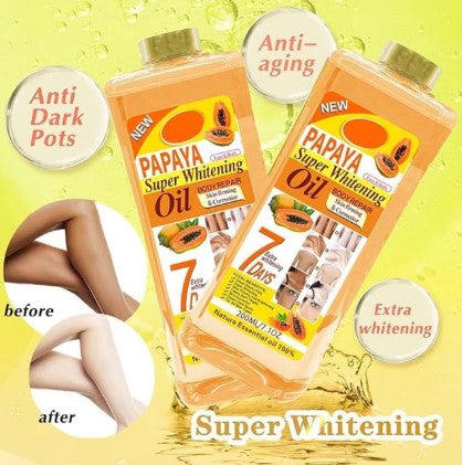 Veet Gold Papaya Super Whitening Oil 200ml – 7 Days