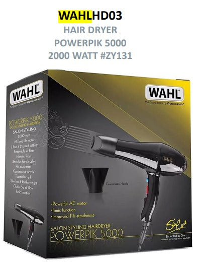 Wahi PowerPik 5000 Watt Hairdryer