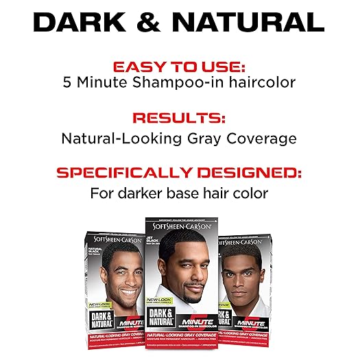 Dark & Natural 5 Minute Shampoo -In Haircolor - Jet Black