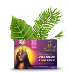 Queeny Cazara Argan, Coconut & Olive Oil Relaxer - Super
