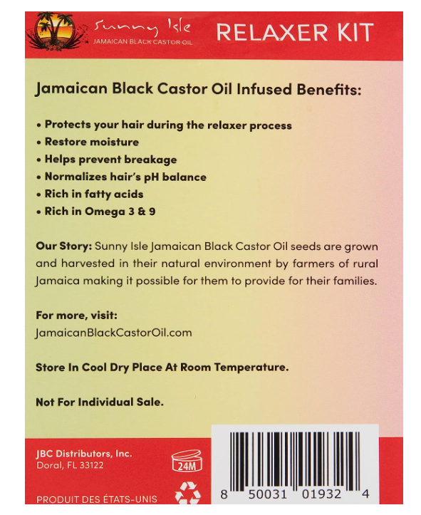 Sunny Isle Jamaican Black Castor Oil Regular Relaxer Kit