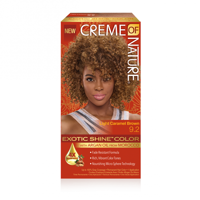 Exotic Shine Permanent Hair Colour - Light Caramel Brown