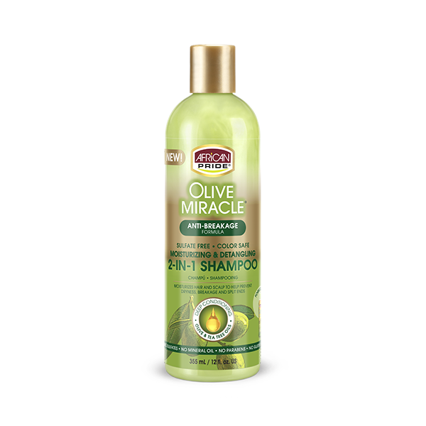 Africa Pride Olive Miracle 2-in-1 Shampoo Conditioner 355ml