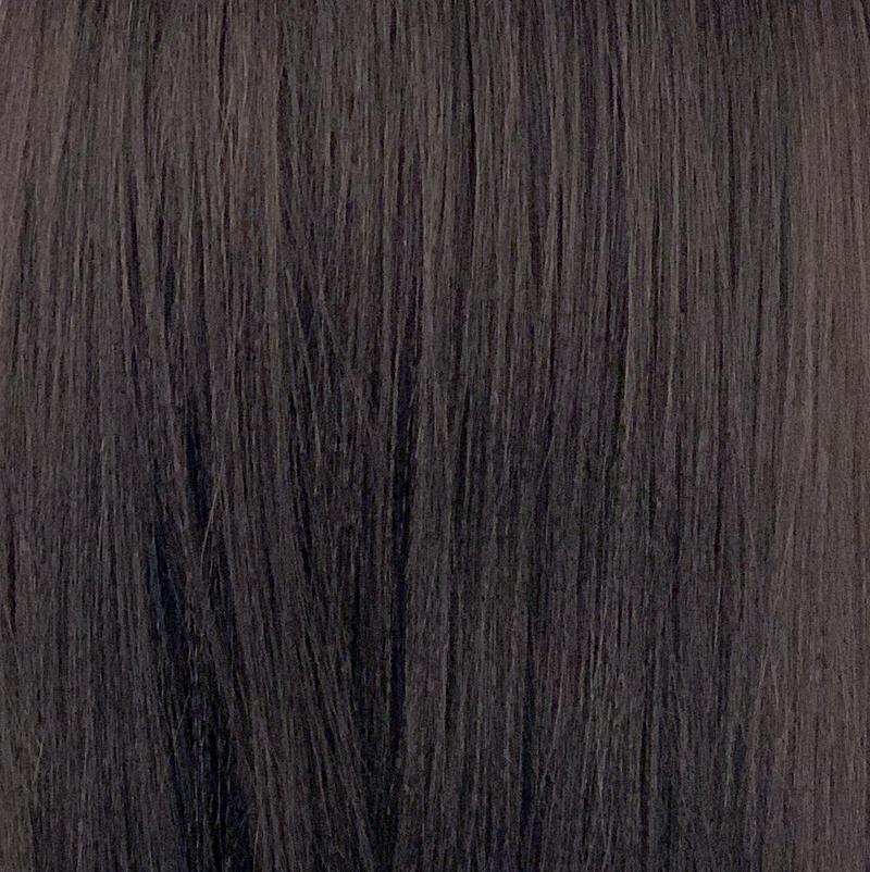 acsa human virgin hair wig 2 - darkest brown / 125g / 11inch