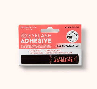 Poppy & Ivy 5D Eyelash Brush Adhesive - Fast Drying