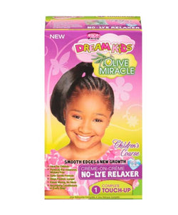African Pride Dream Kids Olive Miracle Touch-Up Relaxer, Coarse 227g