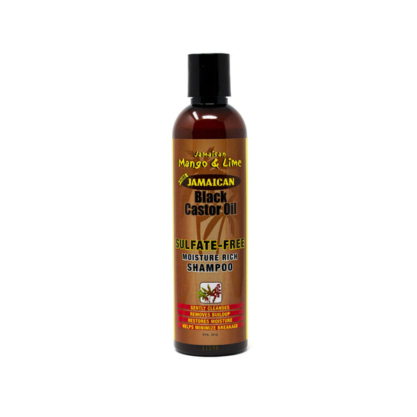 Jamaican Mango & Lime Black Castor Oil Sulfate -Moisture Rich Shampoo 8oz