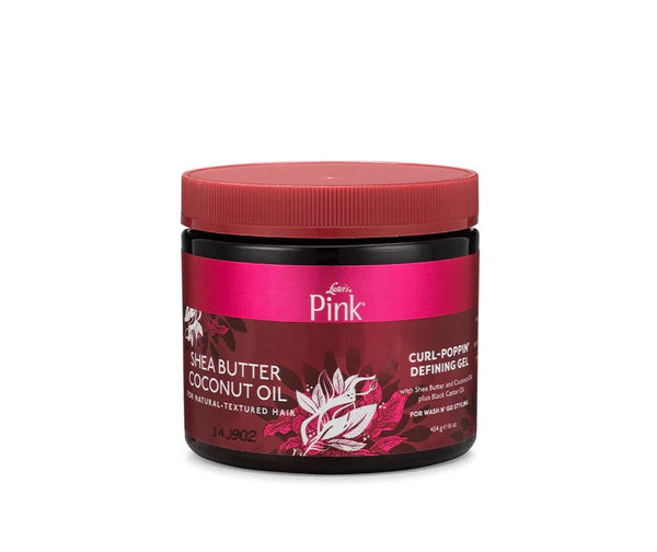 Luster's Pink Shea Butter Coconut Oil Curl-Poppin Defining Gel 16oz