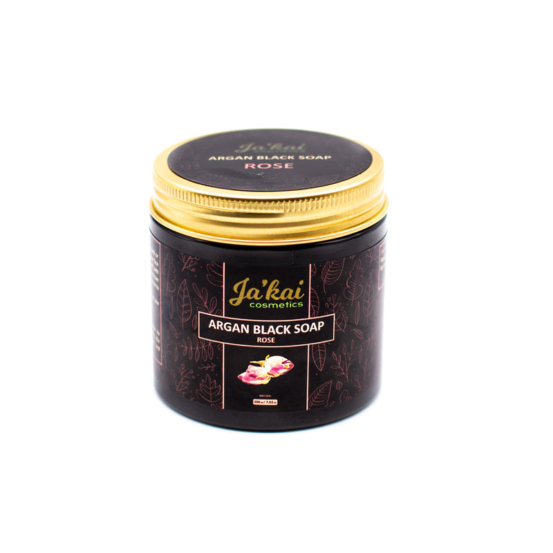 Argan Black Soap Rose