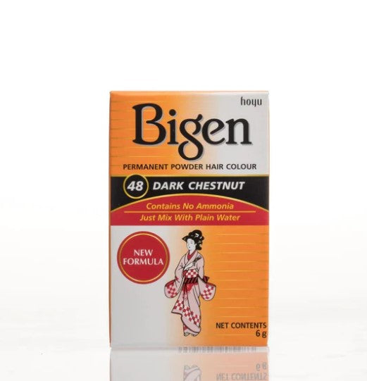 Bigen Permanent Powder Hair Color 48 - Dark Chestnut