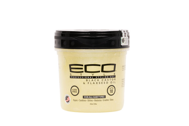 Eco Style Professional Gel - Black Castor & Flaxseed Oil 236ml