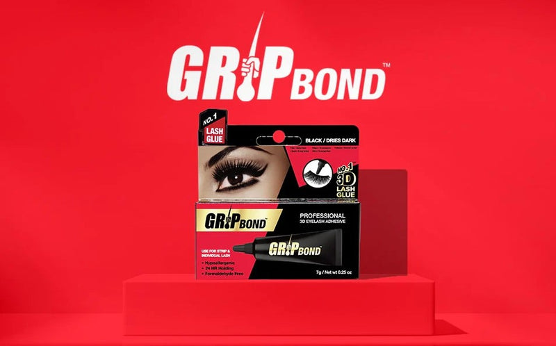 Erin New York Grip Bond Latex-Free Eyelash Adhesive Black/Dries Dar