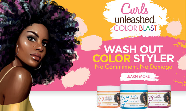 Curls Unleashed Color Blast Temporary Hair Makeup Wax - Peachtree