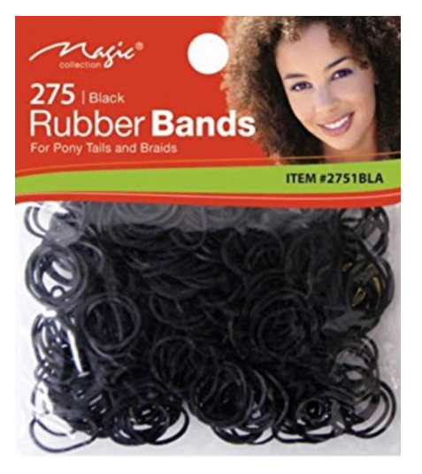 Magic Collection 275 Rubber Bands Black (2751BLA)