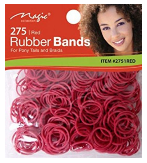 Magic Collection 275 Rubber Bands Red (2751RED)