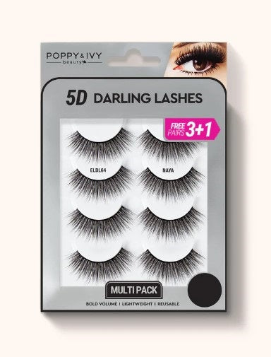 Poppy & Ivy 5D Darling Lashes - 4 Pairs