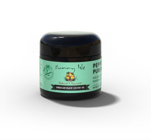 Sunny Isle Jamaican Black Castor Oil Pure Butter with Peppermint - 4oz