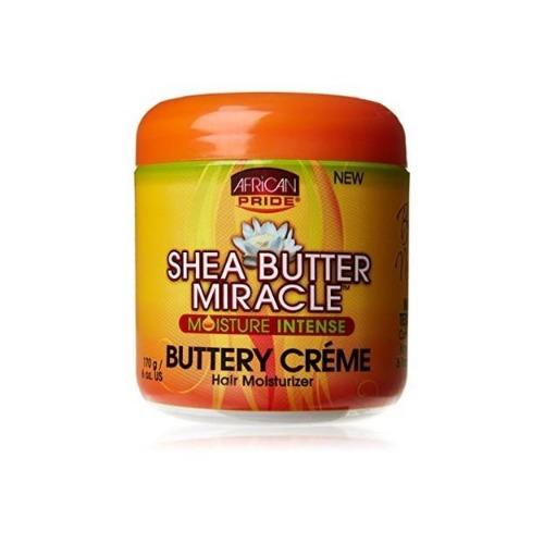 African Pride Shea Butter Miracle Moisture Intense Buttery Creme 170g