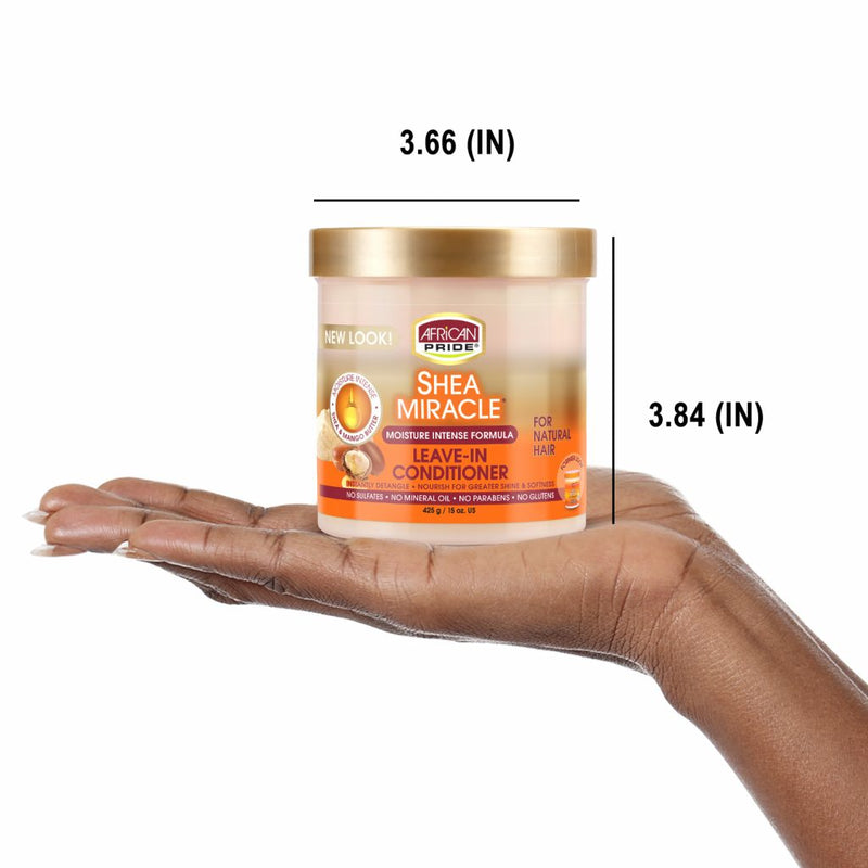 African Pride Shea Miracle Moisture Intense Leave-In Conditioner 15oz