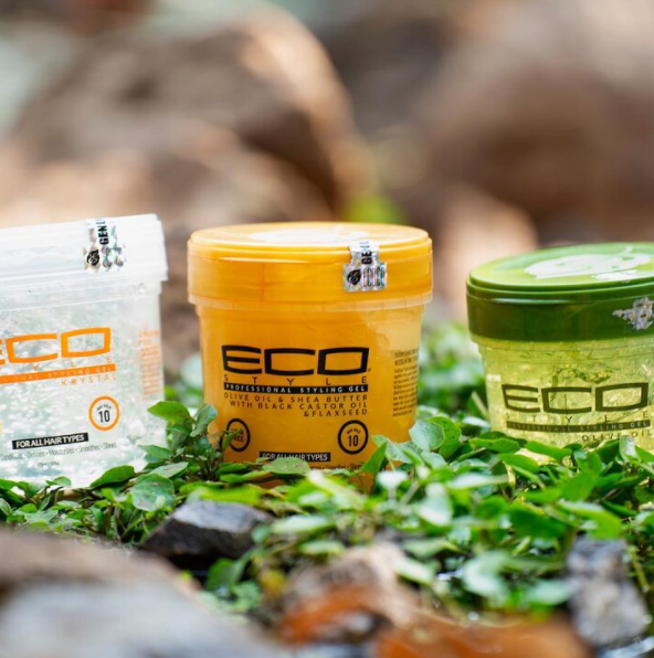 Eco Style Professional Gel - Olive Oil & Shea Butter With Black Castor Oil & Flaxseed