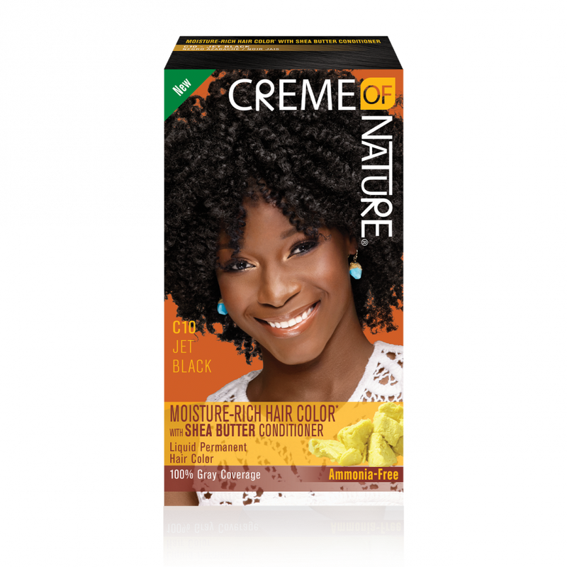 Moisture-Rich Hair Color* with Shea Butter Conditioner (C10 Jet Black)