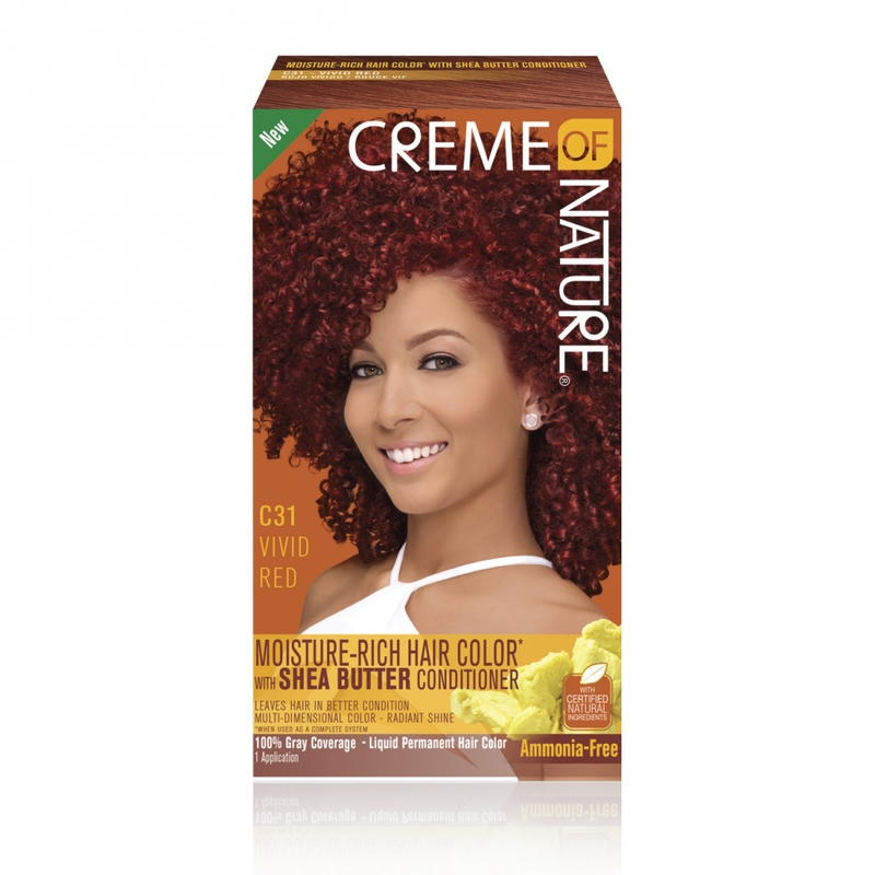 Moisture-Rich Hair Color* with Shea Butter Conditioner (C31 Vivid Red)
