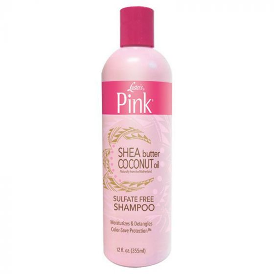 Luster's Pink Shea Butter Coconut Oil Sulfate Free Shampoo 12oz