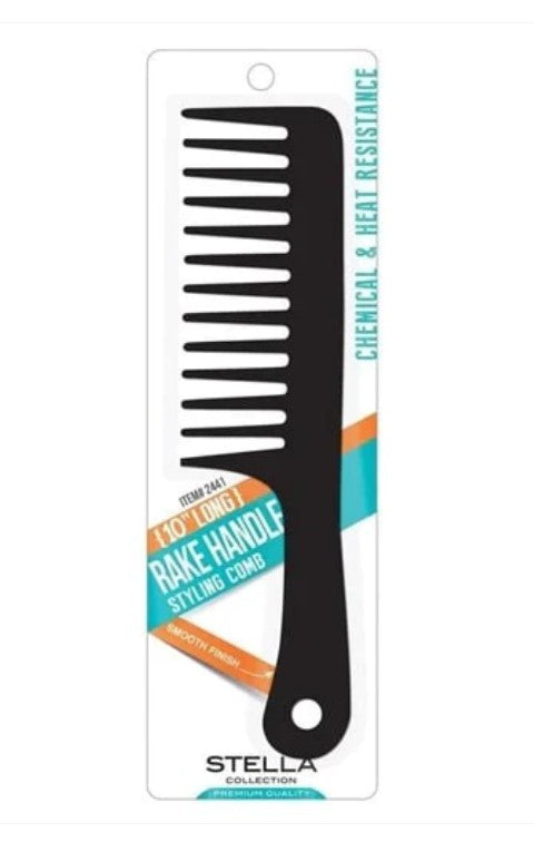 Stella Collection Rake Handle Styling Comb - 2441