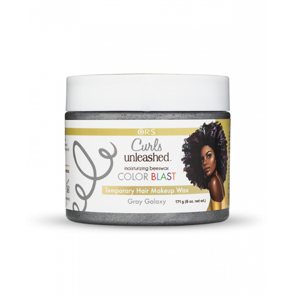 Curls Unleashed Color Blast Temporary Hair Makeup Wax - Gray Glalaxy